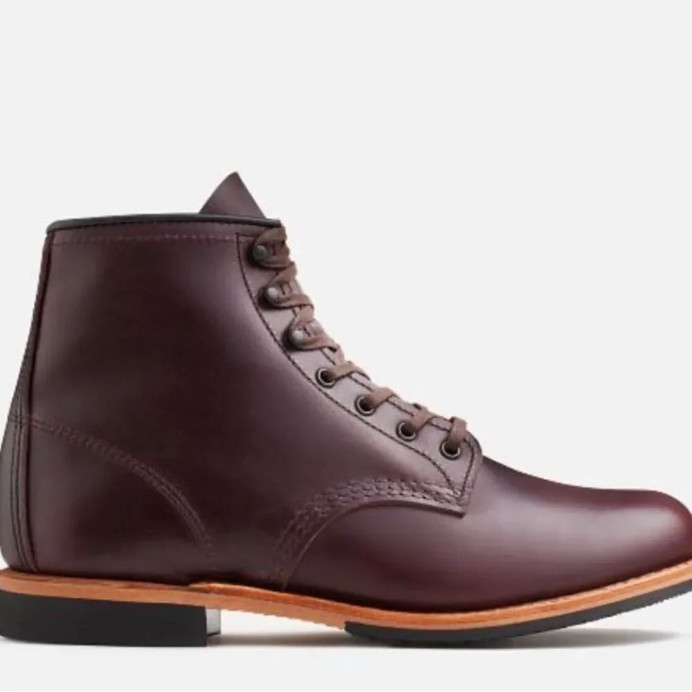 Red Wing Shoes Beckman 6” Black Cherry Excalibur Leather Boot Sz 10.5